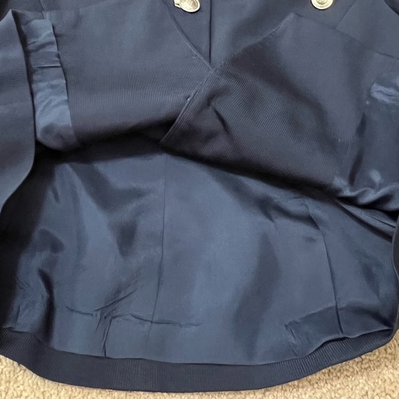 BICCI Vintage Florine Wachter Navy Nautical Blazer - Picture 5 of 8